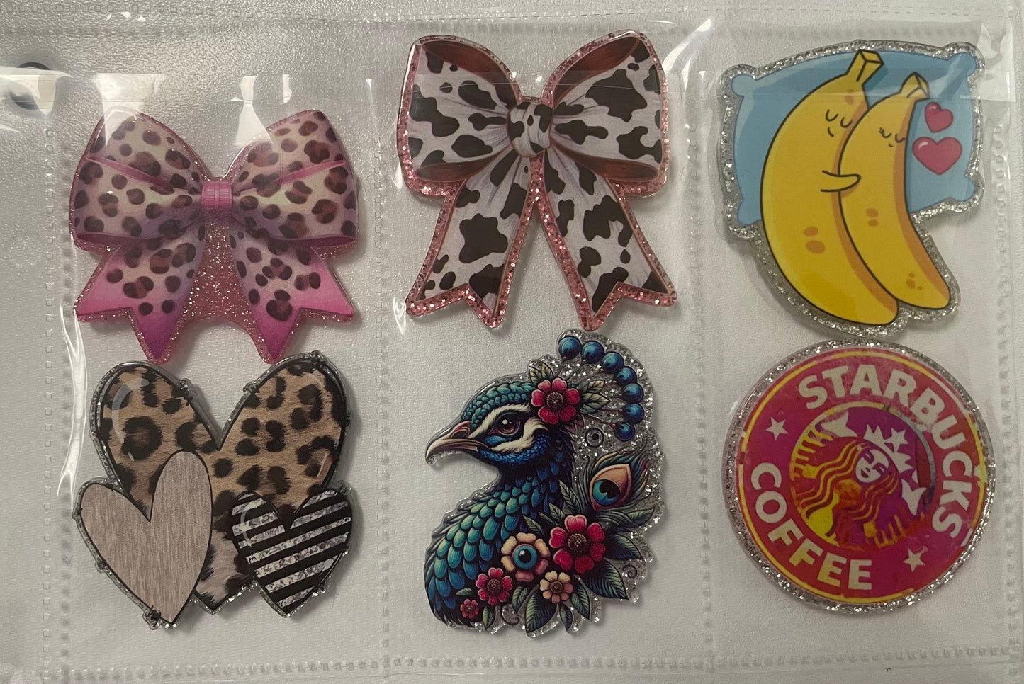 NEW Basic, Bows and Animal Badge Reel Attachments