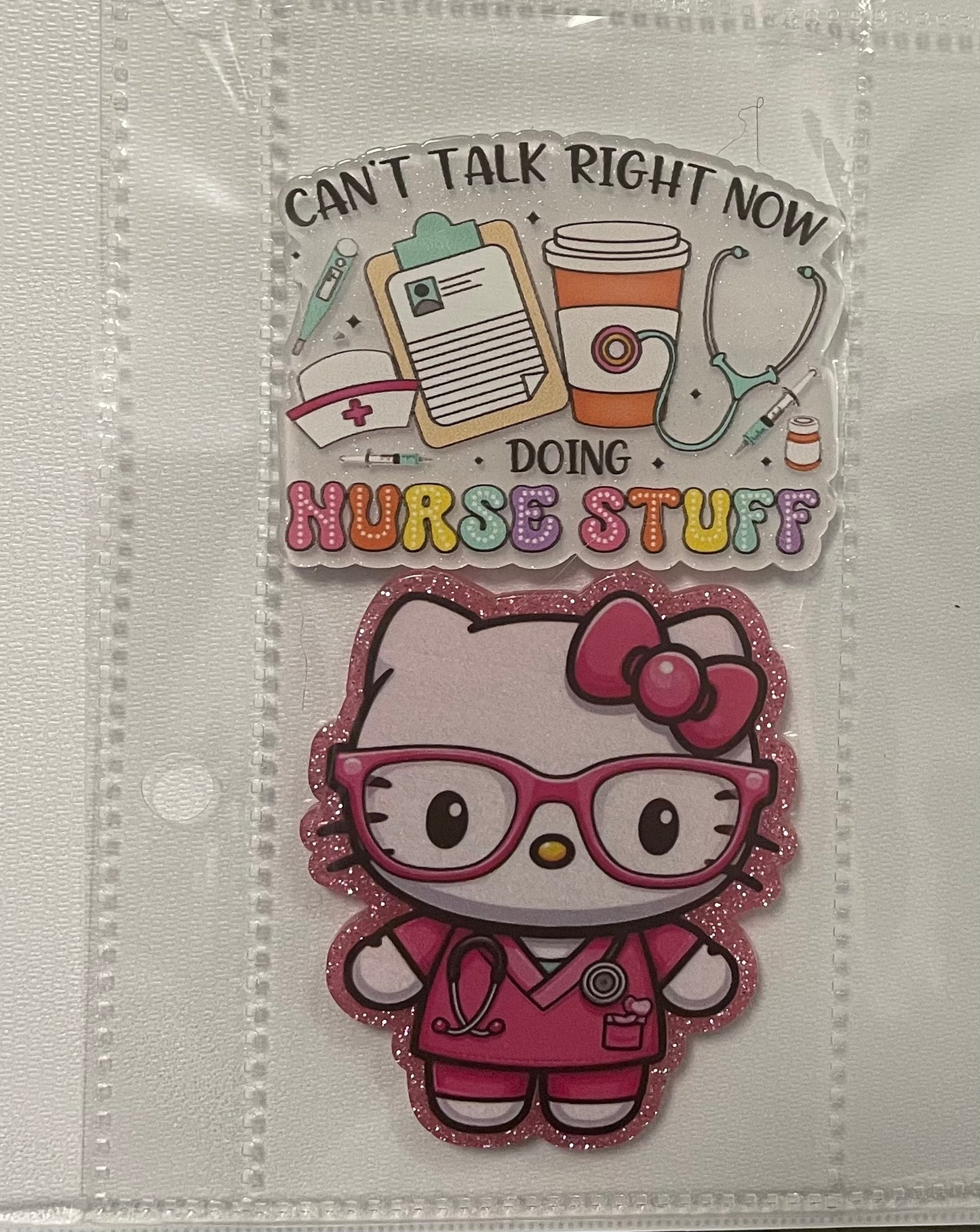 NEW nursing and other medical badge reel attachments