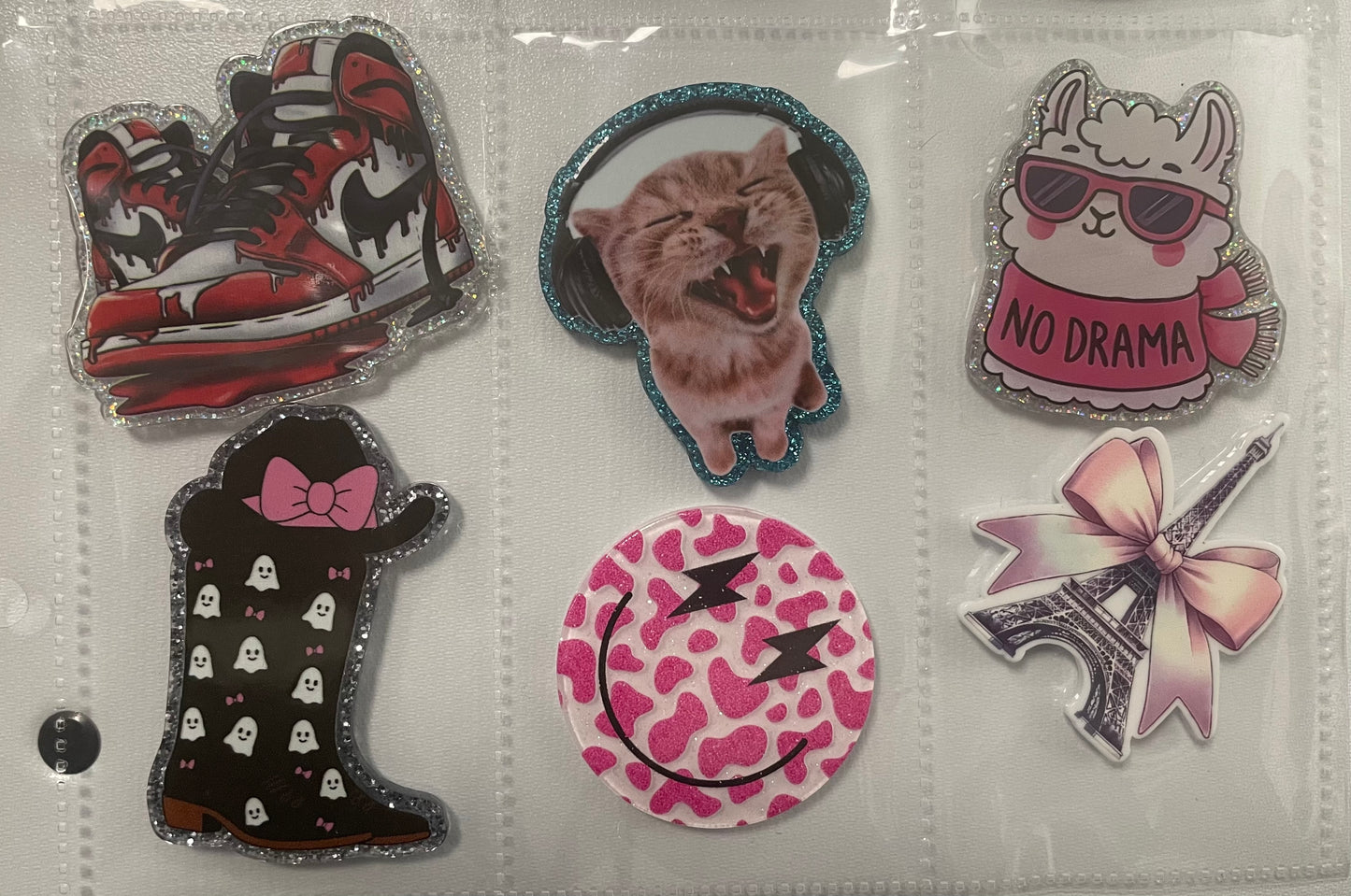 NEW Basic, Bows and Animal Badge Reel Attachments