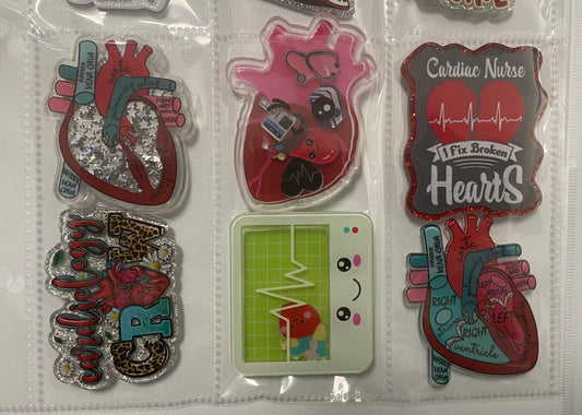 NEW Cardiology shaker badge reel attachments