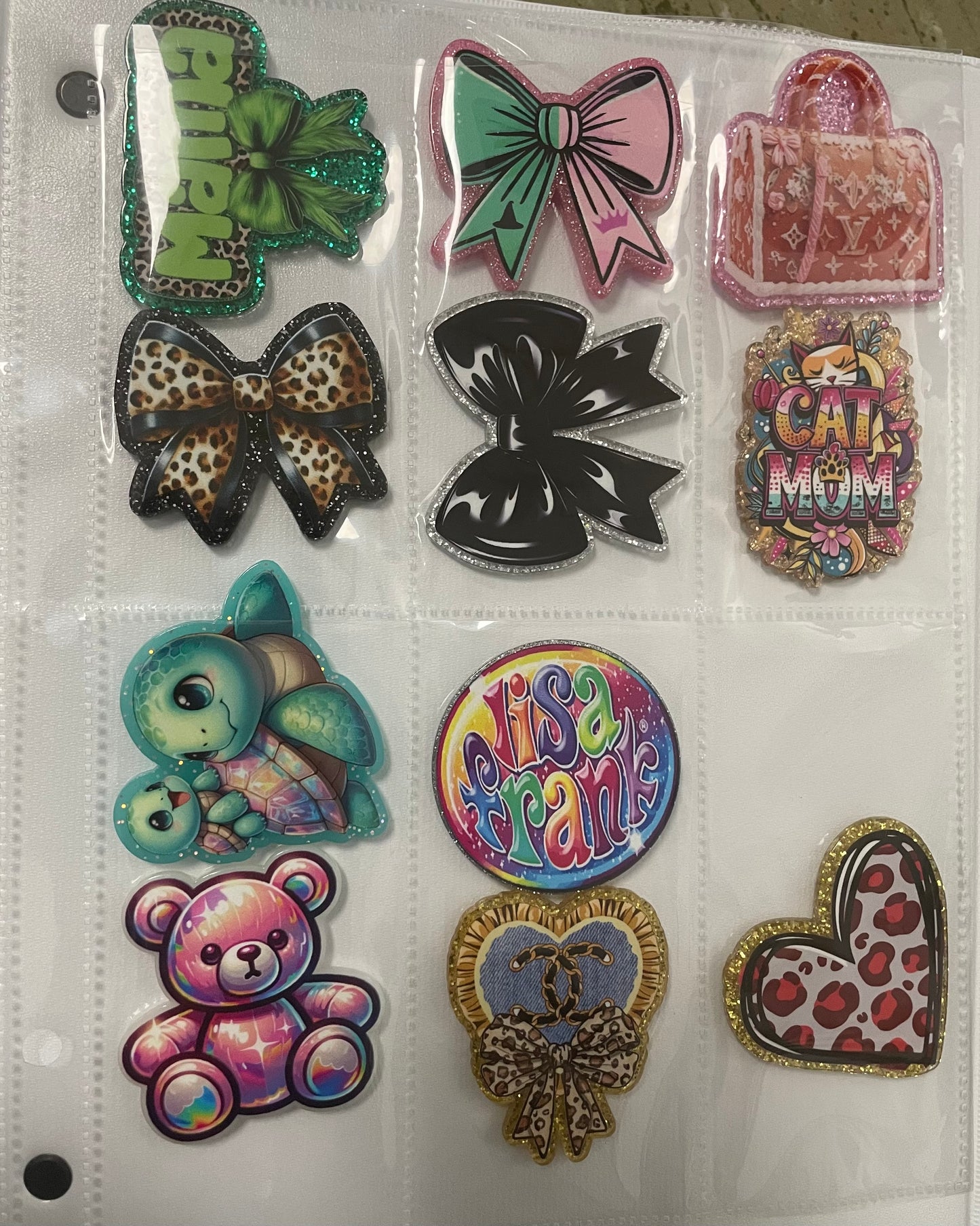 NEW Basic, Bows and Animal Badge Reel Attachments