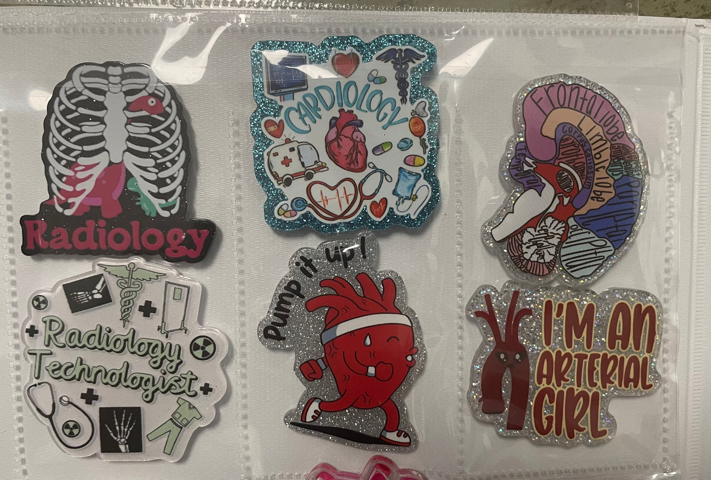 NEW Cardiology badge reel attachments