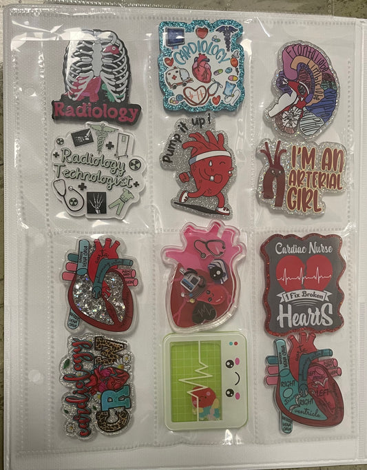 NEW Cardiology badge reel attachments